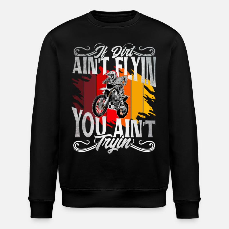 Motocross - Sweat bio ROLLER Stanley/Stella Unisexe - noir