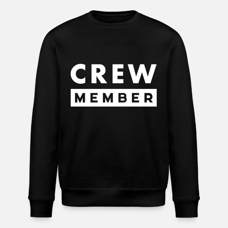crew member - Sweat bio ROLLER Stanley/Stella Unisexe - noir