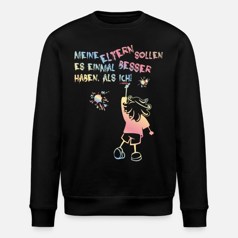 Enfants (Parents-Should-Have-It-Better-Edition) - Sweat bio ROLLER Stanley/Stella Unisexe - noir