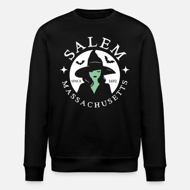 Salem, witch halloween - Stanley/Stella ROLLER Unisex Organic Sweatshirt - black