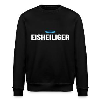 Eisbader Eisheiliger im Eisbad Winterbaden - Stanley/Stella Unisex Bio-Sweatshirt ROLLER - Schwarz - Vorne - Nik (191cm)