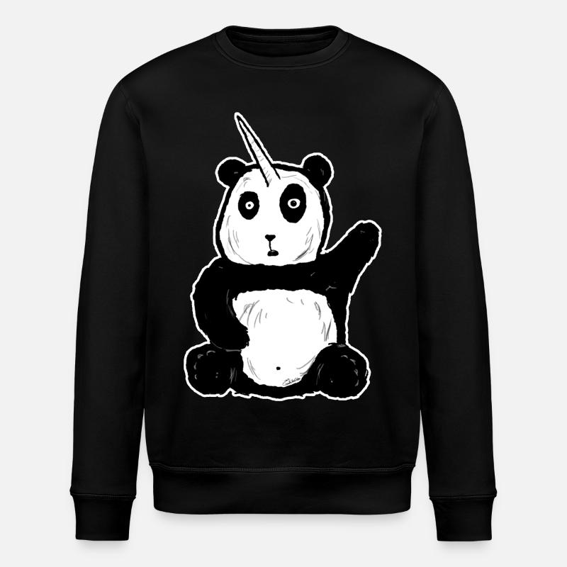 Pandicorn - Stanley/Stella Unisex Bio-Sweatshirt ROLLER - Schwarz