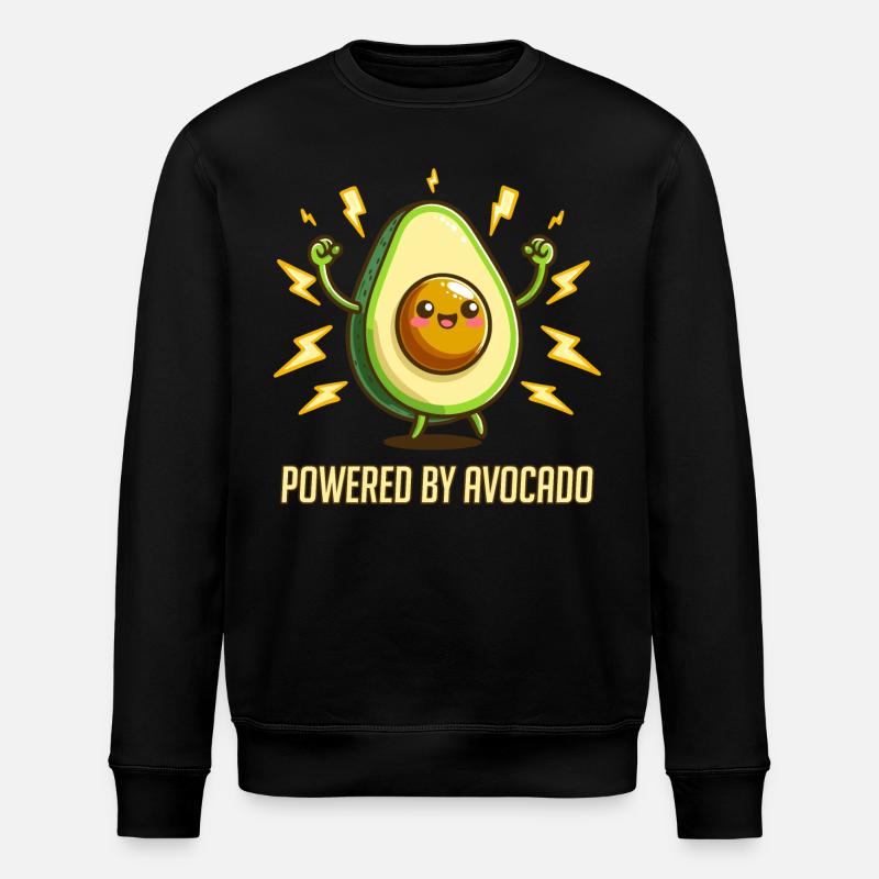 Powered By Avocado - Stanley/Stella ROLLER Unisex Organic Sweatshirt - black