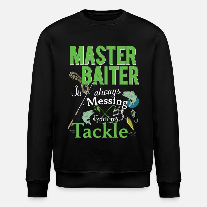Master Baiter - Stanley/Stella ROLLER Unisex Organic Sweatshirt - black