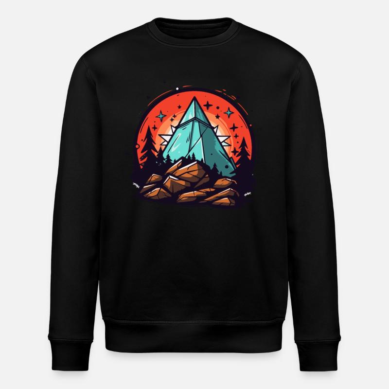Die natürliche Pyramide - Stanley/Stella Unisex Bio-Sweatshirt ROLLER - Schwarz