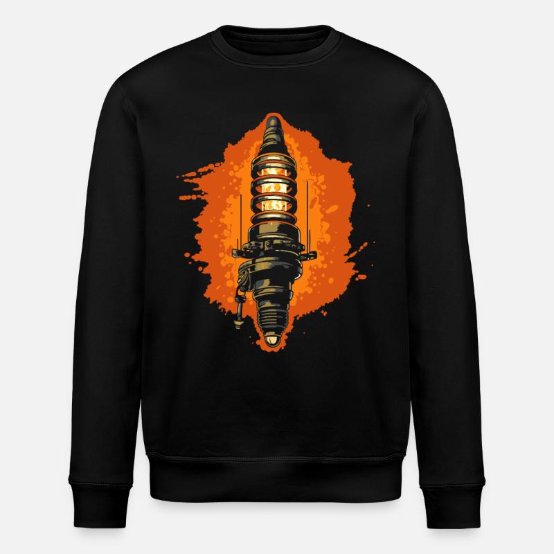 Mécanicien expérimenté de bougies d’allumage - Sweat bio ROLLER Stanley/Stella Unisexe - noir