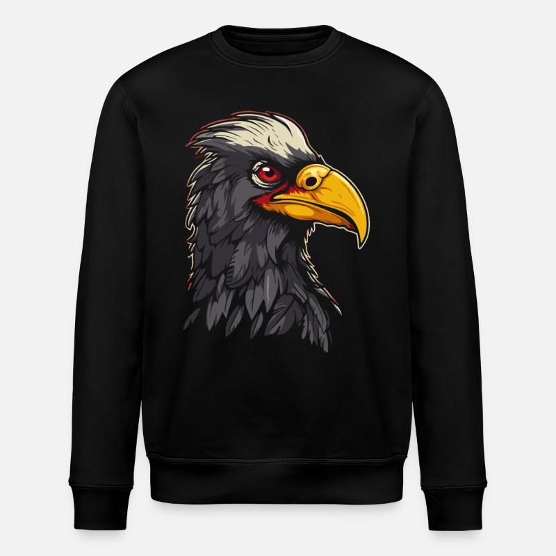 Oiseau de proie - Sweat bio ROLLER Stanley/Stella Unisexe - noir