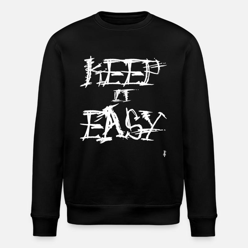 Restez simple - Sweat bio ROLLER Stanley/Stella Unisexe - noir