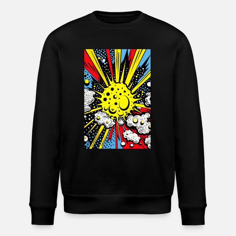 Pop Art Cartoon Blast Boom - Sweat bio ROLLER Stanley/Stella Unisexe - noir