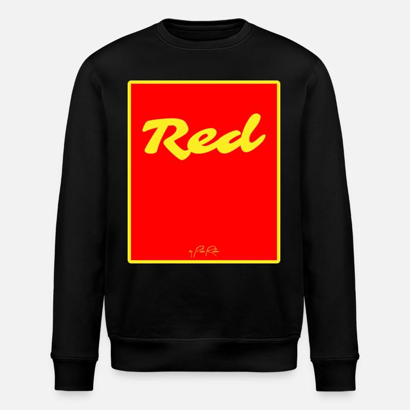 Rot - Stanley/Stella Unisex Bio-Sweatshirt ROLLER - Schwarz