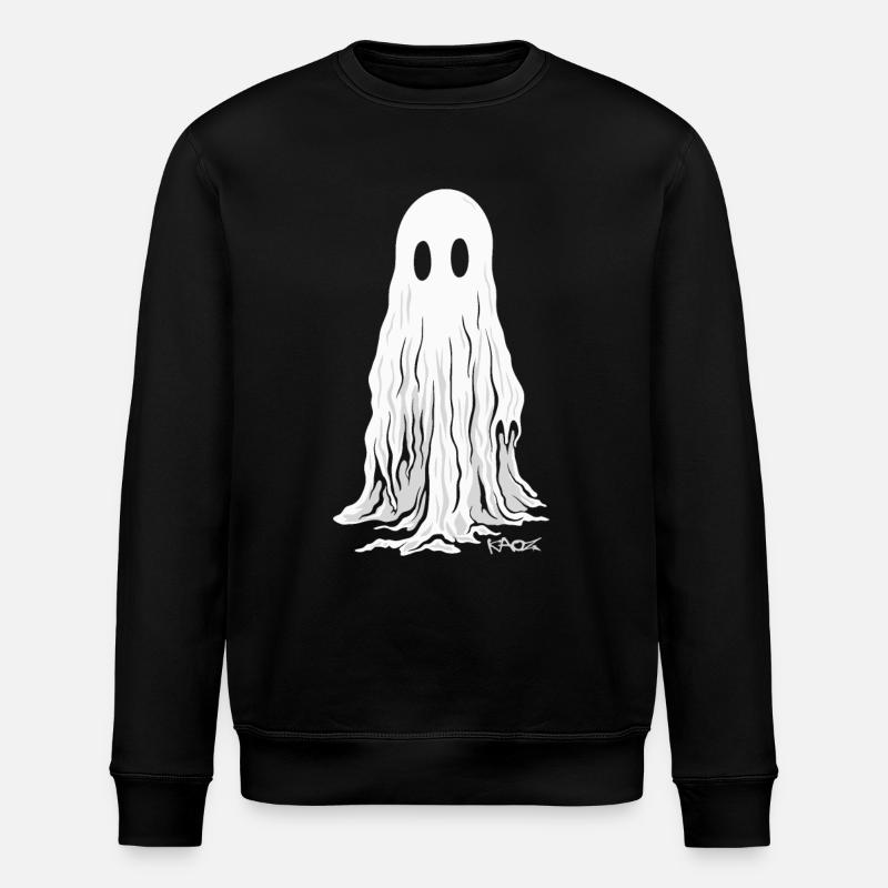 The Blanket Ghost - Stanley/Stella ROLLER Unisex Organic Sweatshirt - black