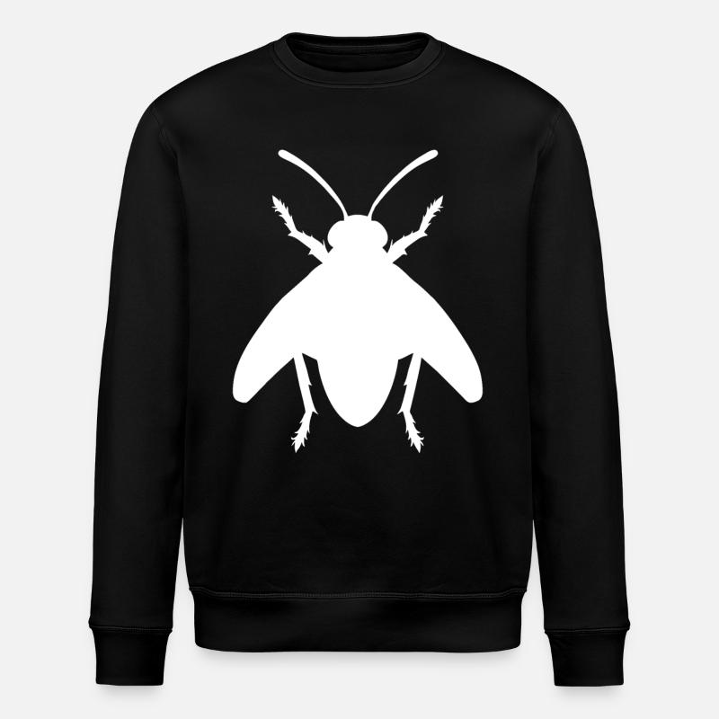 Super coole Fliege - Stanley/Stella Unisex Bio-Sweatshirt ROLLER - Schwarz