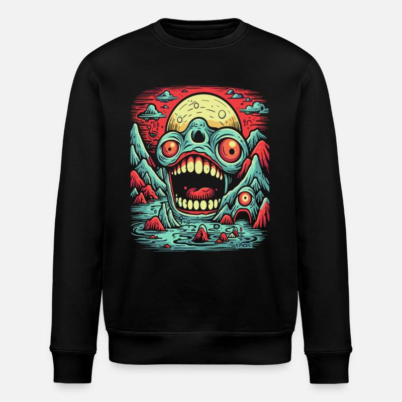 La nature est un monstre - Sweat bio ROLLER Stanley/Stella Unisexe - noir