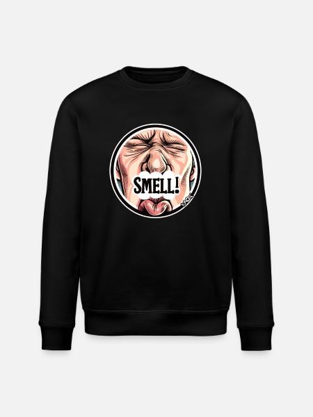 Unwanted smell, it stinks - Stanley/Stella ROLLER Unisex Organic Sweatshirt - black