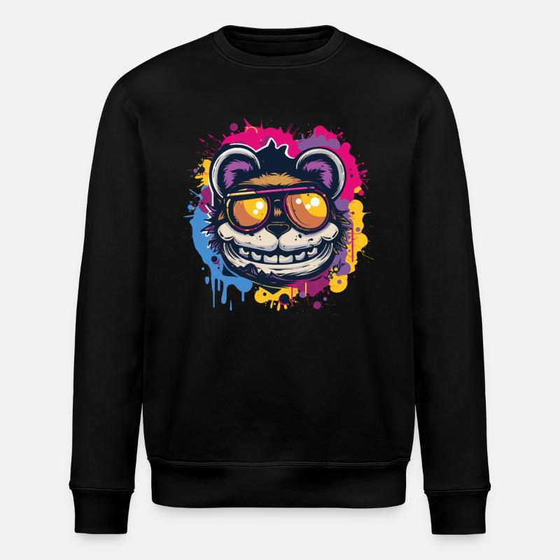 Quel ours fou et cool - Sweat bio ROLLER Stanley/Stella Unisexe - noir