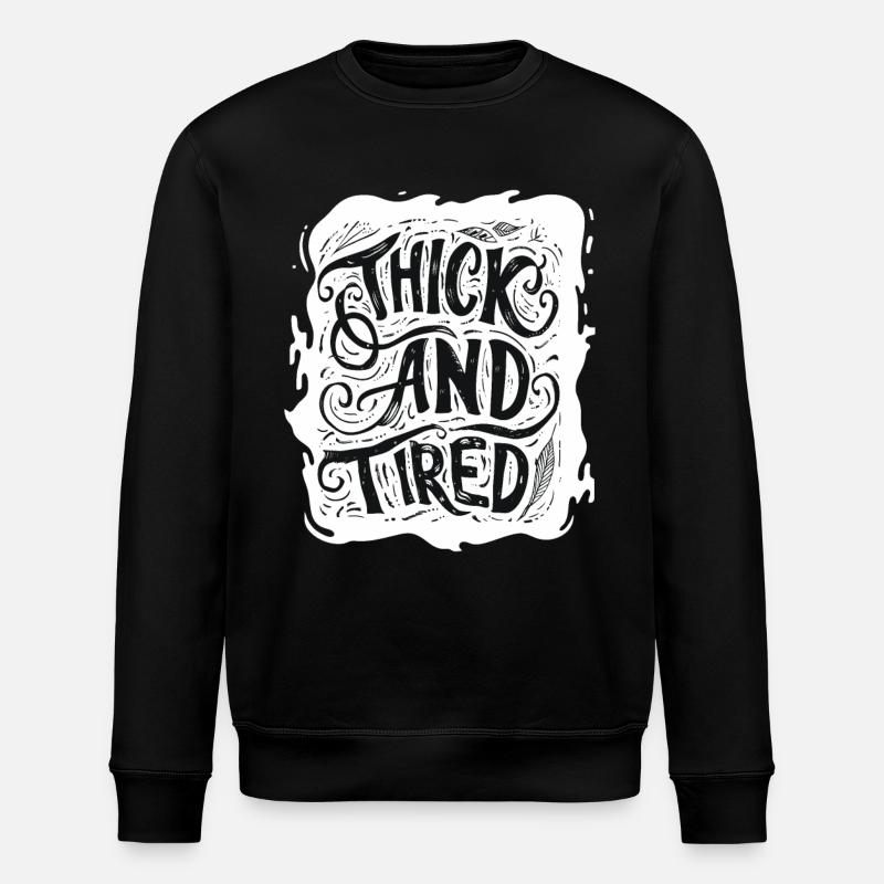 Gros et fatigué - Sweat bio ROLLER Stanley/Stella Unisexe - noir