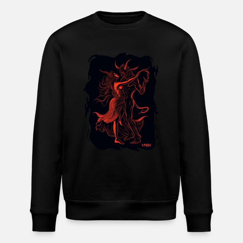 A Dance with the Devil - Stanley/Stella ROLLER Unisex Organic Sweatshirt - black