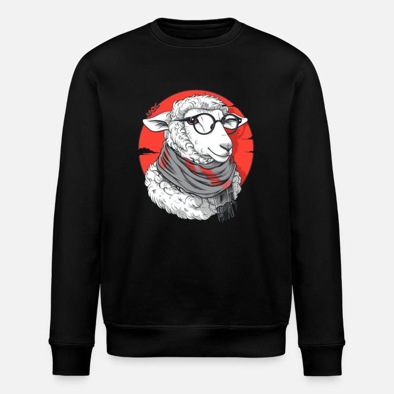 Le mouton rusé - Sweat bio ROLLER Stanley/Stella Unisexe - noir