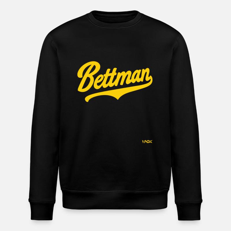 Bettman - Stanley/Stella ROLLER Unisex Organic Sweatshirt - black