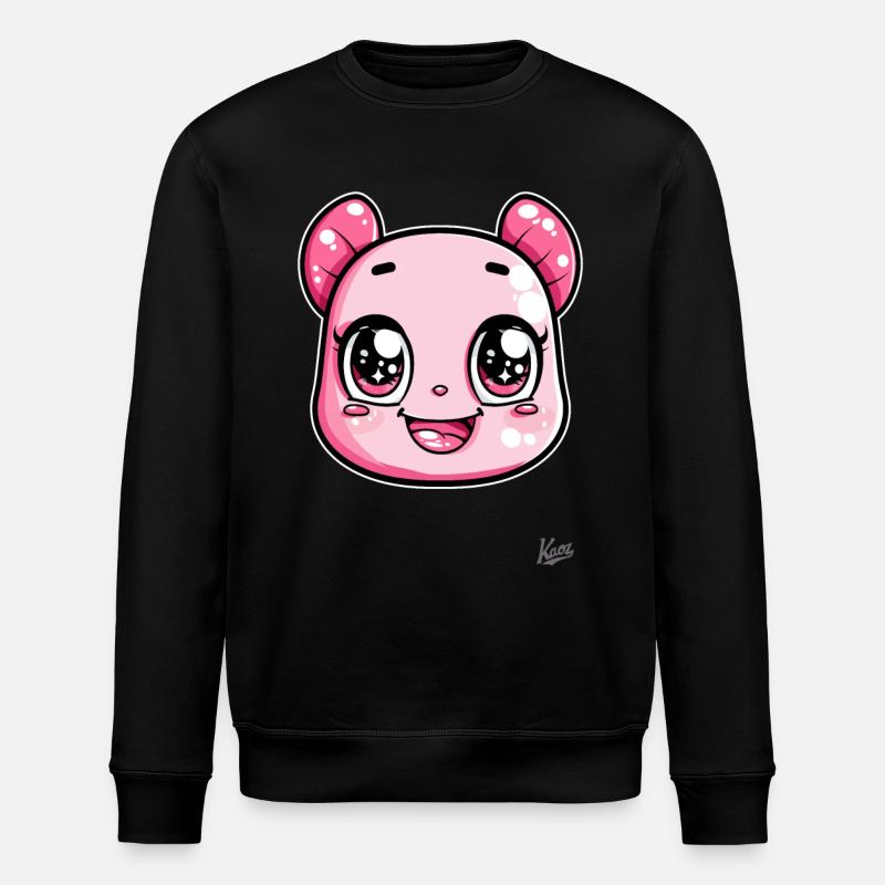 Super Mega Ultra Süßes Tier - Stanley/Stella Unisex Bio-Sweatshirt ROLLER - Schwarz