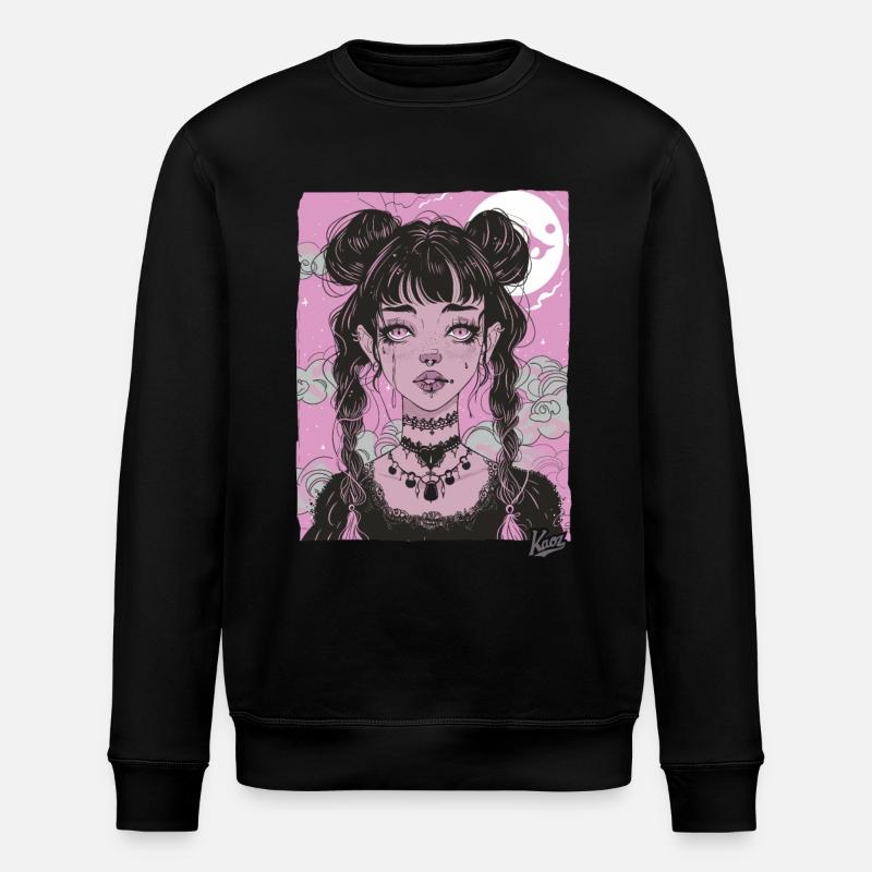 Super mignon grunge émo fille - Sweat bio ROLLER Stanley/Stella Unisexe - noir