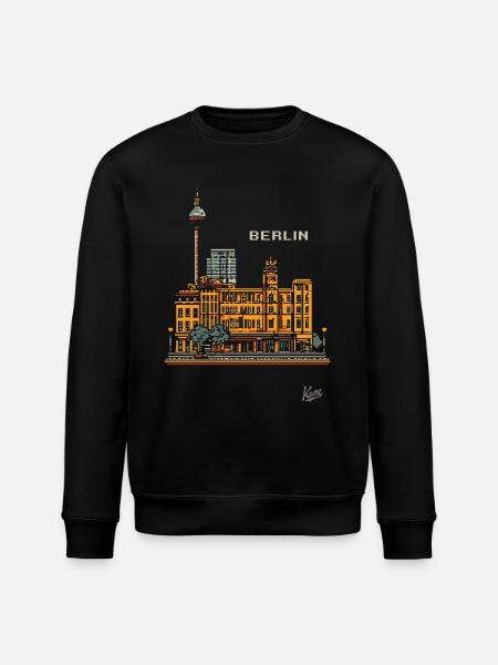 Pixel Berlin - Stanley/Stella ROLLER Unisex Organic Sweatshirt - black