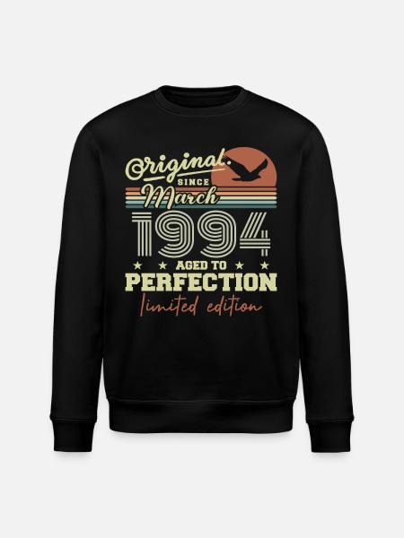 Anniversaire Mars 1994 - Sweat bio ROLLER Stanley/Stella Unisexe - noir