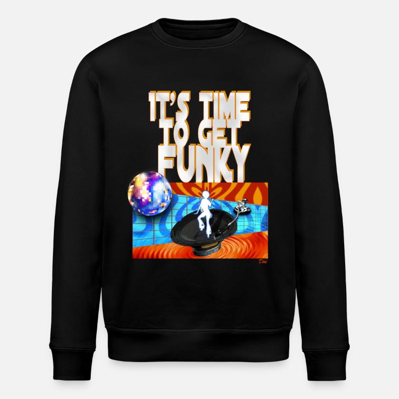 Il est temps de froussard - Sweat bio ROLLER Stanley/Stella Unisexe - noir