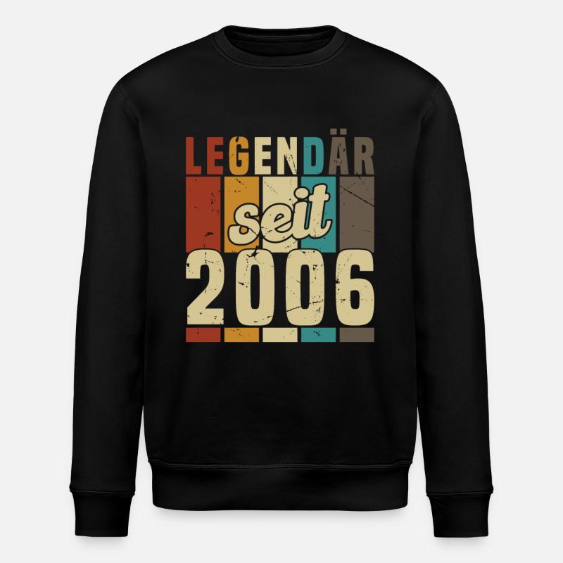 Legendary since 2006 - Stanley/Stella ROLLER Unisex Organic Sweatshirt - black