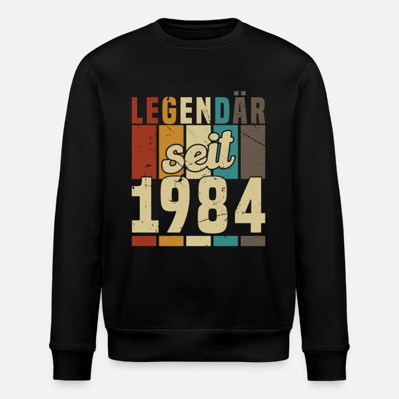 Legendär seit 1984 - Stanley/Stella Unisex Bio-Sweatshirt ROLLER - Schwarz