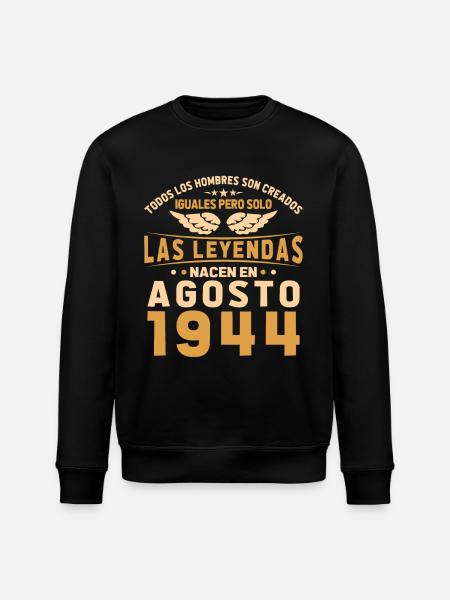 The Legends August 1944 - Stanley/Stella ROLLER Unisex Organic Sweatshirt - black