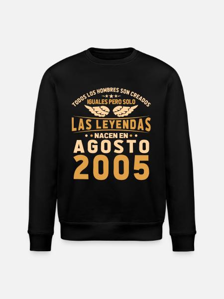 Die Legenden August 2005 - Stanley/Stella Unisex Bio-Sweatshirt ROLLER - Schwarz