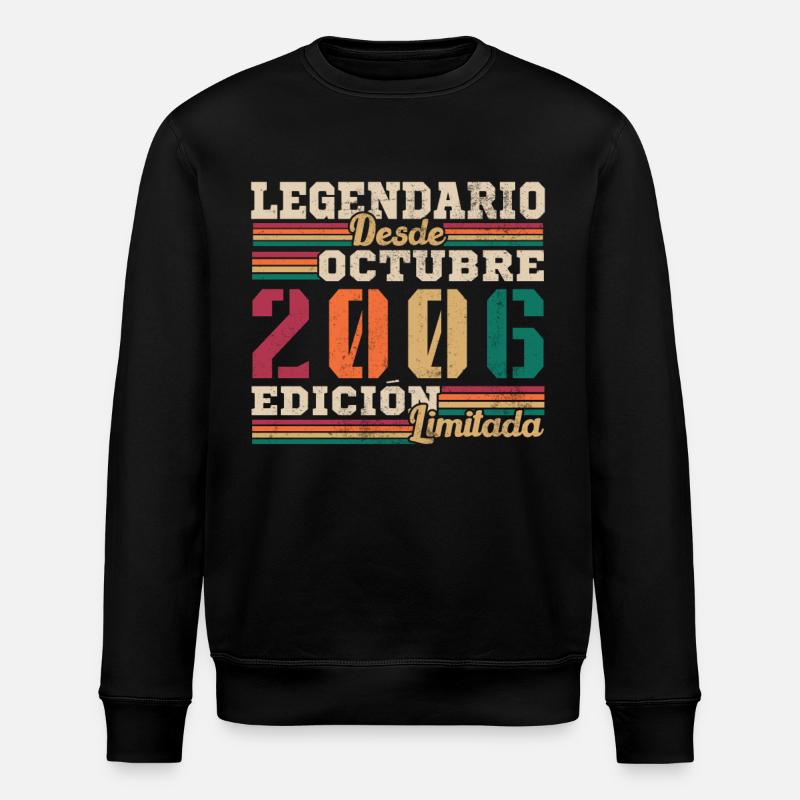 Legendary since 2006 October - Stanley/Stella ROLLER Unisex Organic Sweatshirt - black