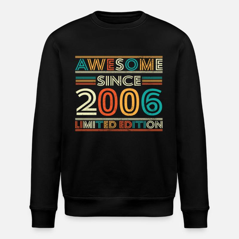 Impressionnant depuis 2006 - Sweat bio ROLLER Stanley/Stella Unisexe - noir