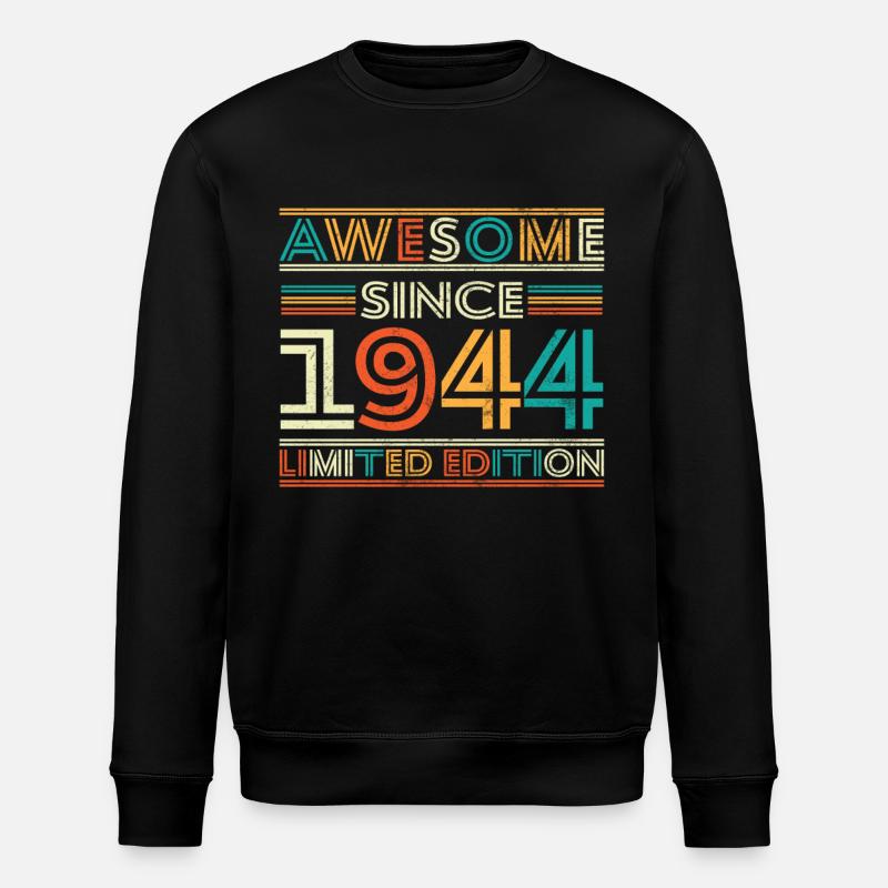 Impressive since 1944 - Stanley/Stella ROLLER Unisex Organic Sweatshirt - black