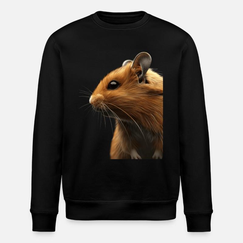 Hamster - Stanley/Stella Unisex Bio-Sweatshirt ROLLER - Schwarz
