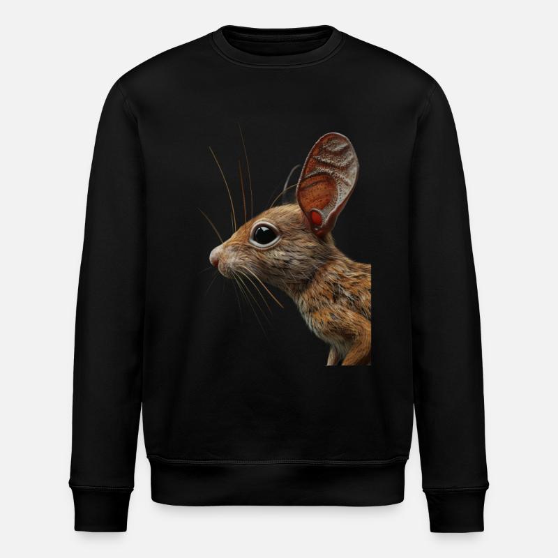 Springmaus - Stanley/Stella Unisex Bio-Sweatshirt ROLLER - Schwarz