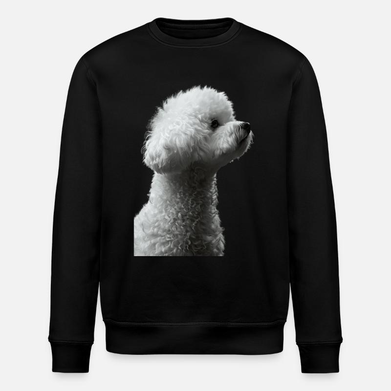 Bichon Frisé - Stanley/Stella ROLLER Unisex Organic Sweatshirt - black