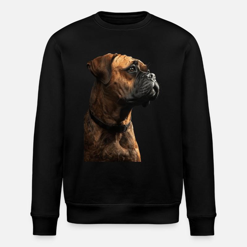 Bullmastiff - Stanley/Stella Unisex Bio-Sweatshirt ROLLER - Schwarz