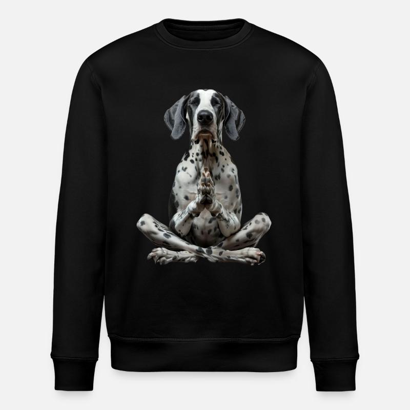 Deutsche Dogge - Stanley/Stella Unisex Bio-Sweatshirt ROLLER - Schwarz