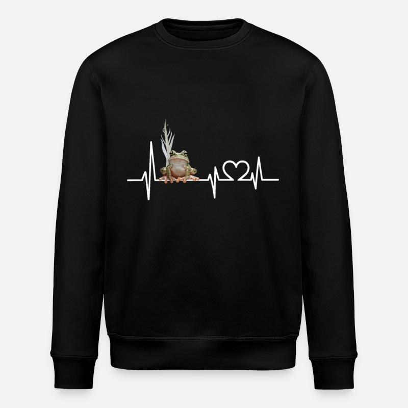 Grenouille - Sweat bio ROLLER Stanley/Stella Unisexe - noir