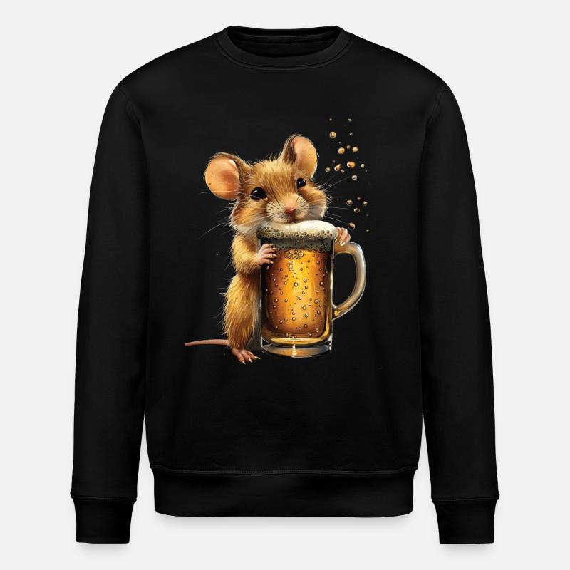 Siebenschläfer - Stanley/Stella Unisex Bio-Sweatshirt ROLLER - Schwarz