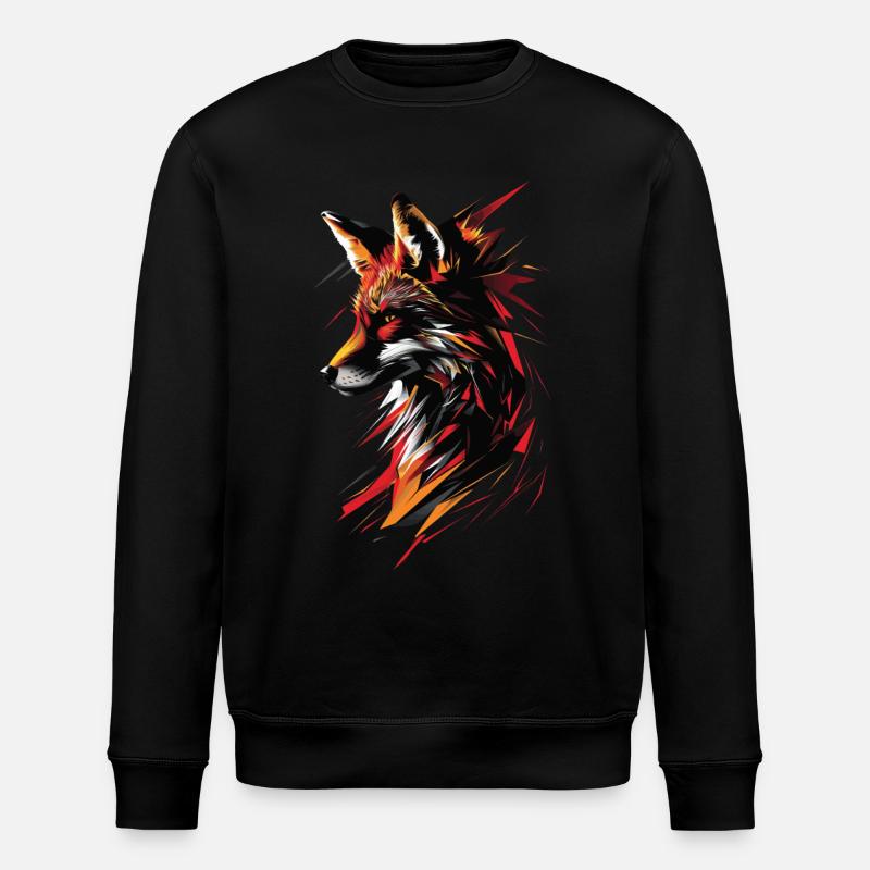Fuchs - Stanley/Stella Unisex Bio-Sweatshirt ROLLER - Schwarz