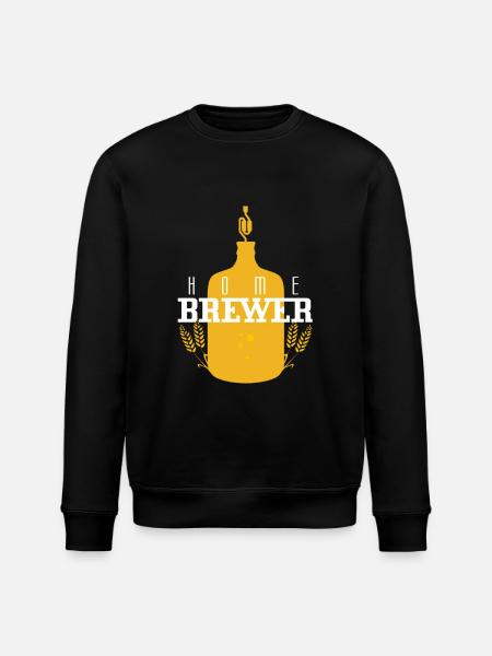 Hobby brewer logo - Stanley/Stella ROLLER Unisex Organic Sweatshirt - black
