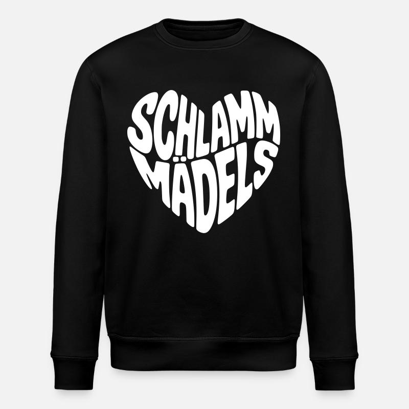 Schlamm Mädels - Stanley/Stella Unisex Bio-Sweatshirt ROLLER - Schwarz