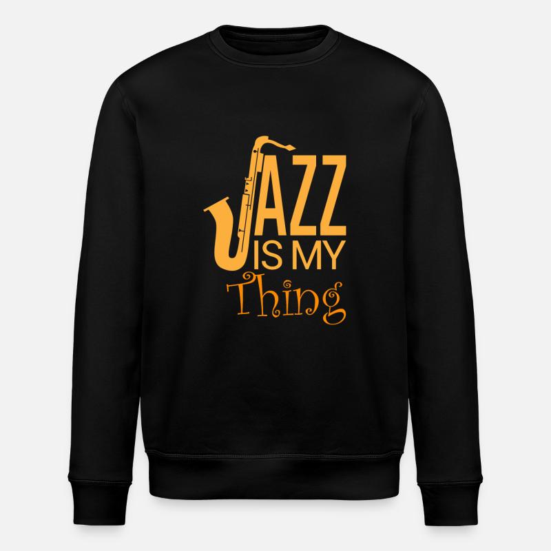 Jazz - My Passion - Stanley/Stella ROLLER Unisex Organic Sweatshirt - black