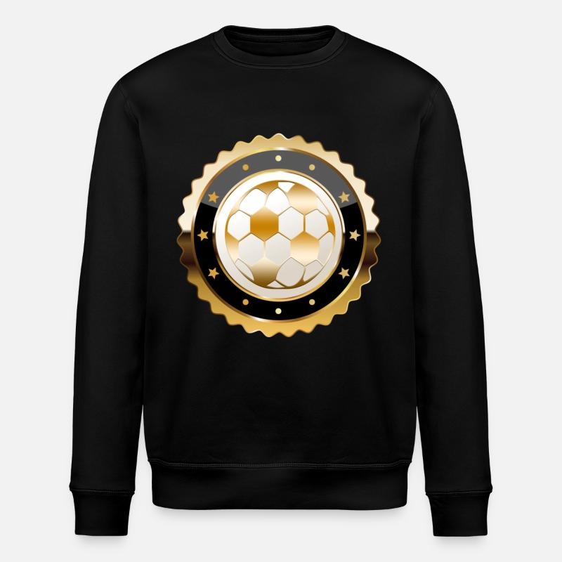 Fußballsport - Stanley/Stella Unisex Bio-Sweatshirt ROLLER - Schwarz