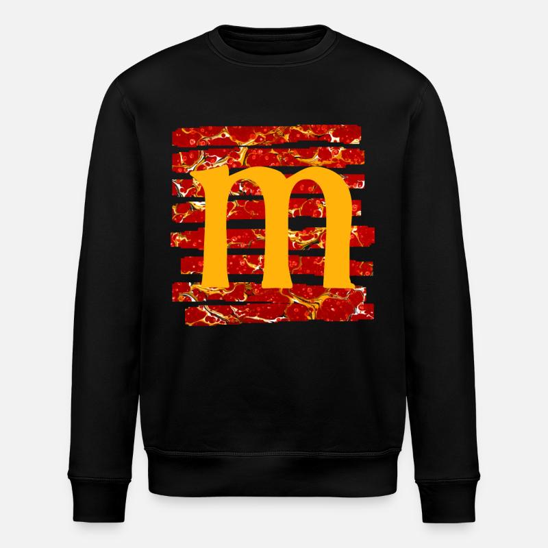 Strip E 232 m - Stanley/Stella ROLLER Unisex Organic Sweatshirt - black