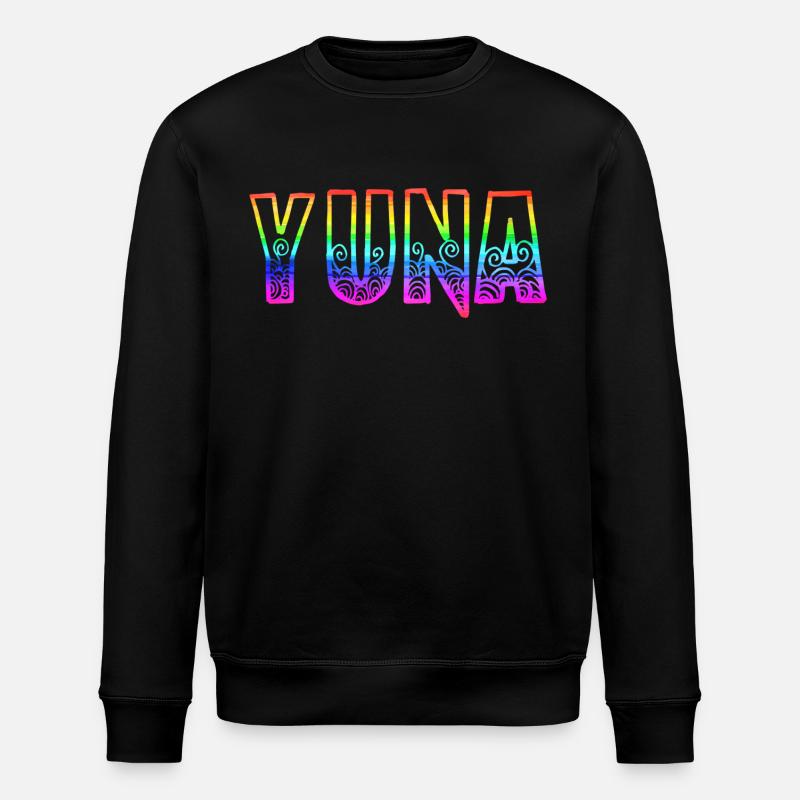 yuna rs rainbow - Stanley/Stella ROLLER Unisex Organic Sweatshirt - black