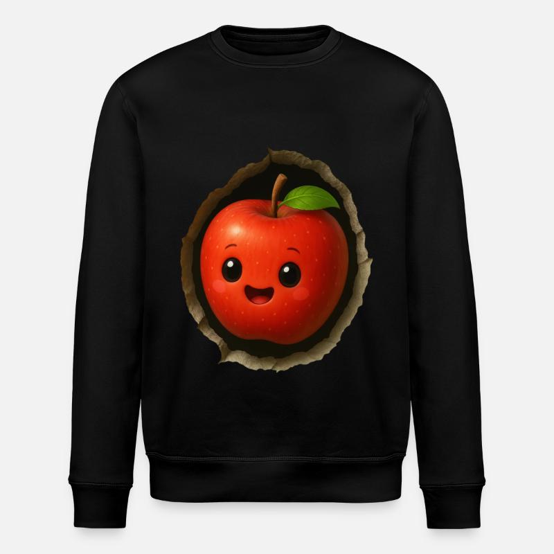 Apfel - Stanley/Stella Unisex Bio-Sweatshirt ROLLER - Schwarz